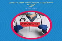 تصمیم گیری در مدیریت سلامت عمومی در اپیدمی کووید-19 CDC