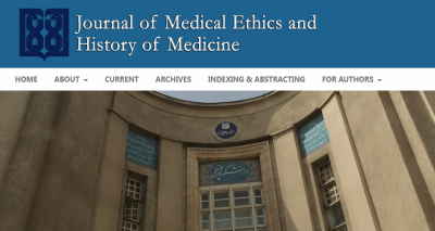 انتشار ۲۰ مقاله جدید در مجله Journal of Medical Ethics and History of Medicine